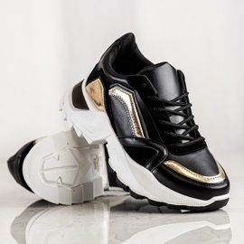 SHELOVET Scarpe da ginnastica alla moda nero 1