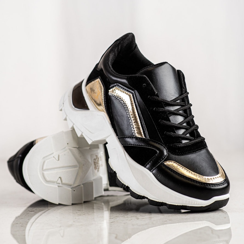 SHELOVET Scarpe da ginnastica alla moda nero 1