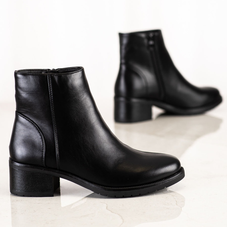 Lovery Stivali casual in ecopelle nero 2