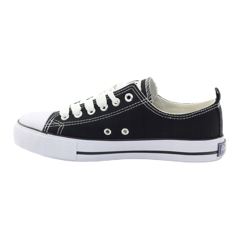 American Club Classiche sneakers nere scarpe American DSLN-01 nero 2