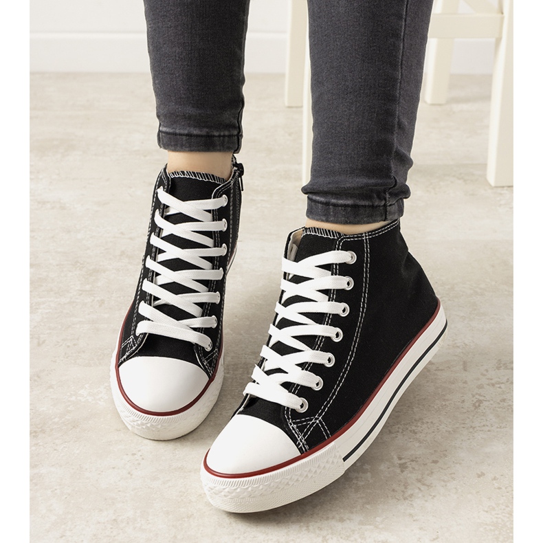 Sneakers Mediana nere alla caviglia nero 1