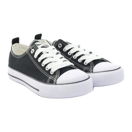 American Club Classiche sneakers nere scarpe American DSLN-01 nero 4