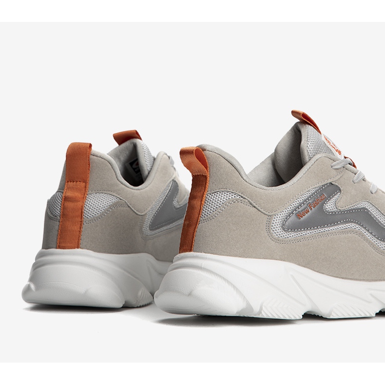 Scarpe sportive da uomo grigie, sneakers Rodarte grigio 1