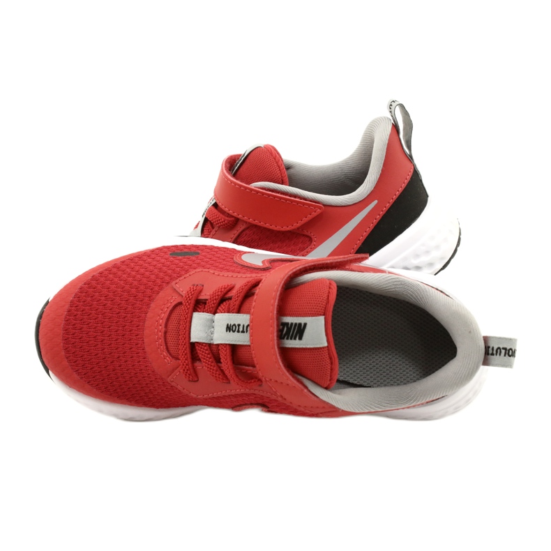 Scarpa Nike Revolution 5 (PSV) Jr BQ5672-603 rosso 5
