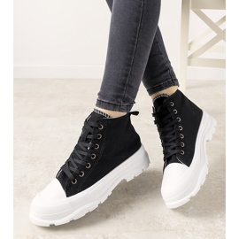 Sneakers donna nere Sanabria nero 1