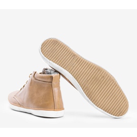 Sneakers uomo beige Separan caviglia 1