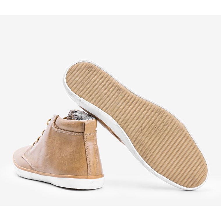 Sneakers uomo beige Separan caviglia 1