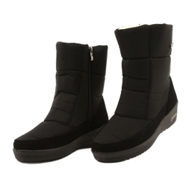 Stivali da neve leggera femminile sul progresso pelliccia Progj-22-126 Nero 2