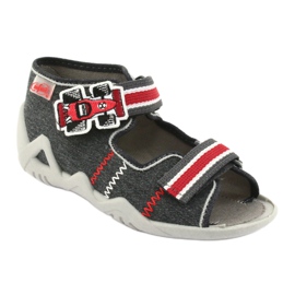 Scarpe per bambini Befado 250P087 rosso grigio 2