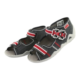 Scarpe per bambini Befado 250P087 rosso grigio 4