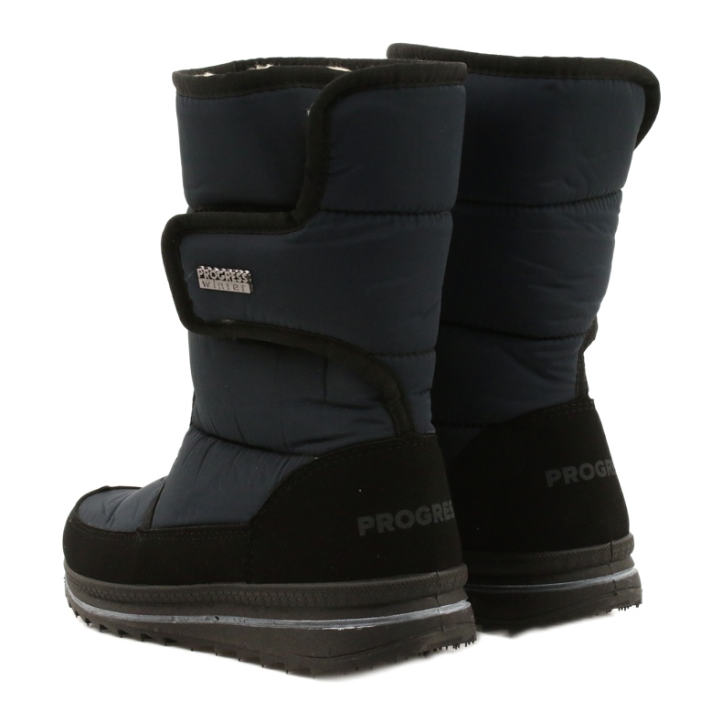 Stivali sportivi femminili Progressi Progj-21-08 blu navy nero 3