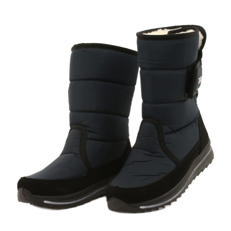 Stivali sportivi femminili Progressi Progj-21-08 blu navy nero 2