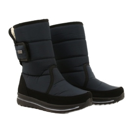 Stivali sportivi femminili Progressi Progj-21-08 blu navy nero 4