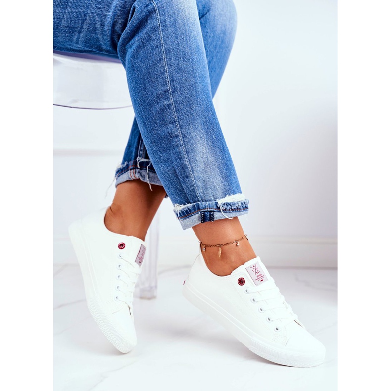 Sneakers Donna Cross Jeans Bianco DD2R4030C bianca 2