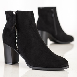 Bestelle Stivali eleganti con cerniera decorativa nero 1