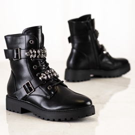 Bestelle Caldi lavoratori con cristalli nero 2