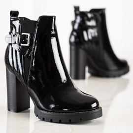 Erynn Stivali con tacco alto nero 1