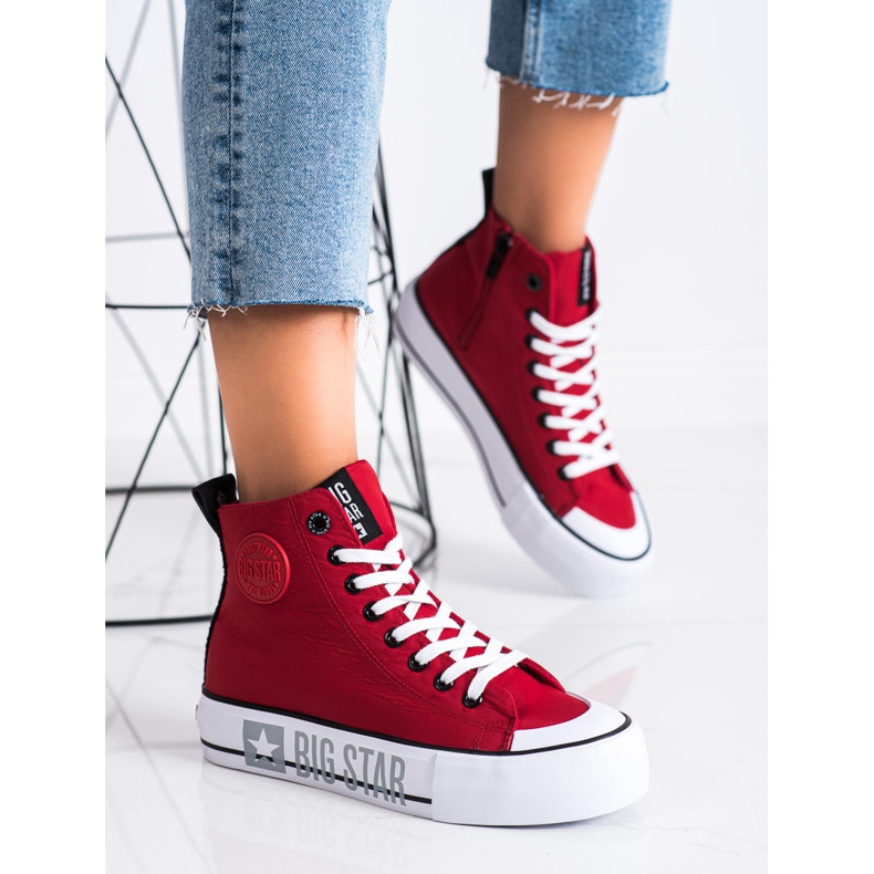 Sneakers da donna Big Star II274018 rosso 1