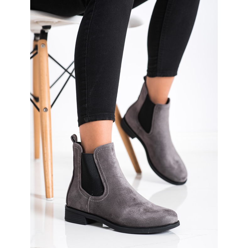 SHELOVET Stivaletti Chelsea alla moda grigio 1