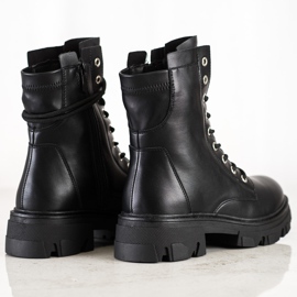 Bestelle Allacciate Con Ecopelle nero 1