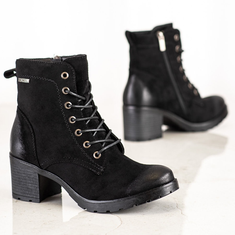Stivali casual VINCEZA nero 2
