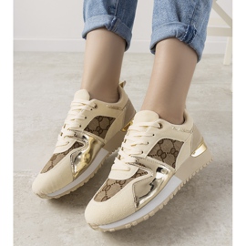 Sneakers beige da donna di Jovanna 1