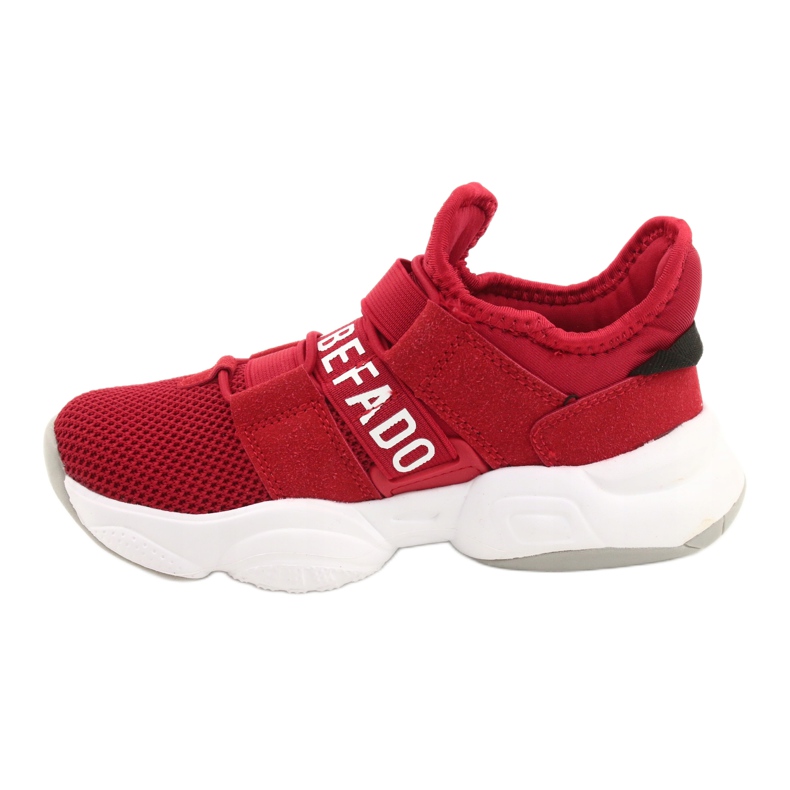 Scarpe per bambini Befado 516Y064 bianco rosso 2