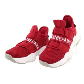 Scarpe per bambini Befado 516Y064 bianca rosso 3
