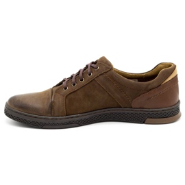 KOMODO Scarpe casual da uomo in pelle 883LK marrone 1
