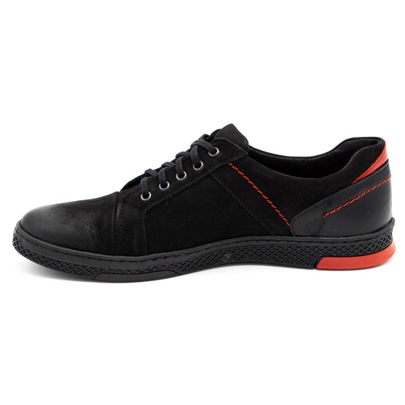 KOMODO Scarpe casual da uomo in pelle 883LK nere nero 1