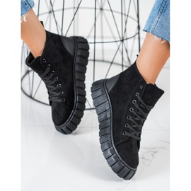 Seastar Sneakers In Pelle Scamosciata Con Catena nero 1