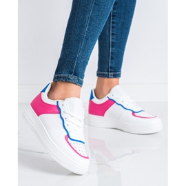 SHELOVET Scarpe sportive alla moda bianca 1