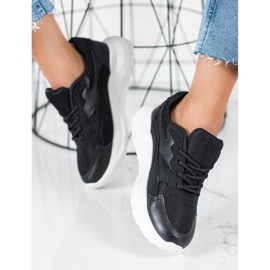 SHELOVET Scarpe da ginnastica nere casual nero 1