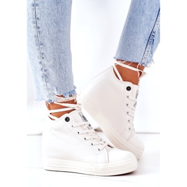 Sneakers in pelle Big Star EE274128 Bianco 2