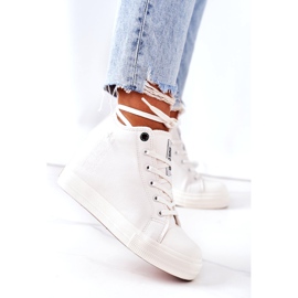 Sneakers in pelle Big Star EE274128 Bianco 3
