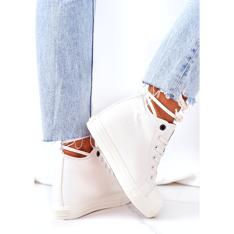 Sneakers in pelle Big Star EE274128 Bianco bianca 4
