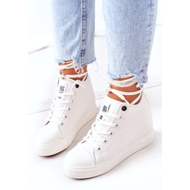 Sneakers in pelle Big Star EE274128 Bianco bianca 5