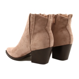FB2 Stivali Da Donna Con Tacco Alto Beige Forte 19051-11 5