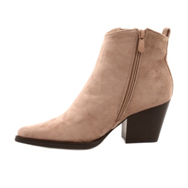 FB2 Stivali Da Donna Con Tacco Alto Beige Forte 19051-11 3