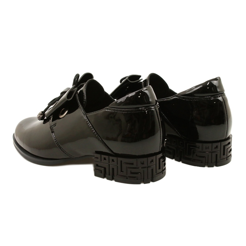 Scarpe Nere Con Fiocco Sergio Leone PB260 nero 3