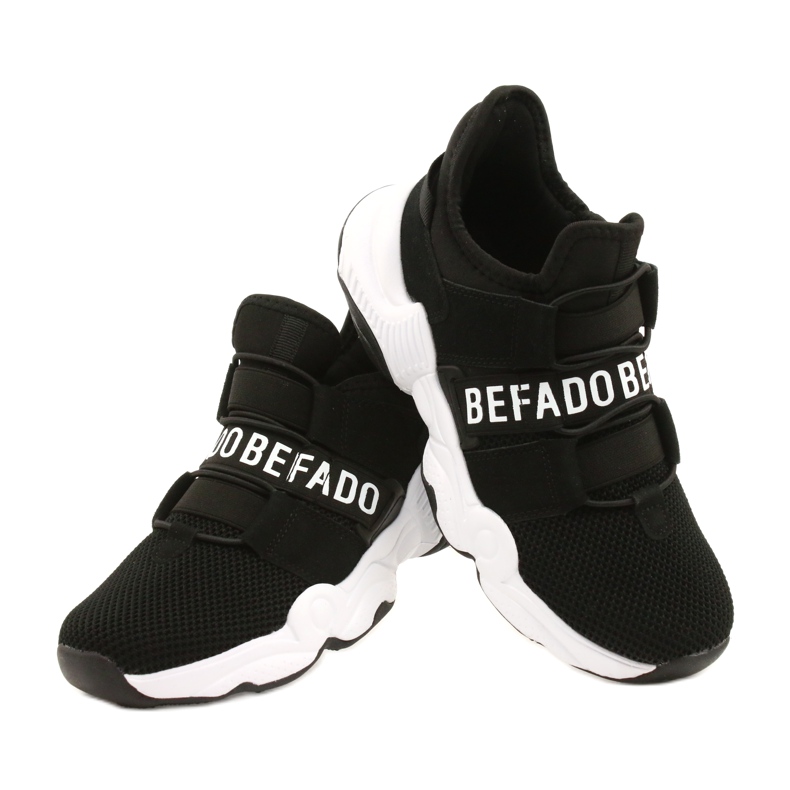 Scarpe per bambini Befado 516Y066 bianco nero 4