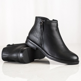 Clowse Stivali casual con stampa serpente nero 1