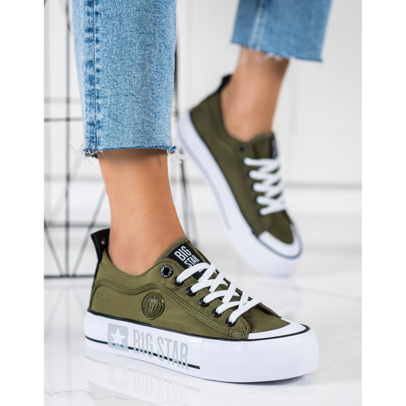 Sneakers da donna Big Star II274024 verde 1
