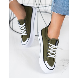 Sneakers da donna Big Star II274024 verde 2
