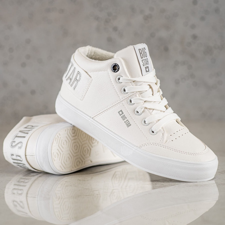 Sneakers da donna Big Star EE274352 bianca 2