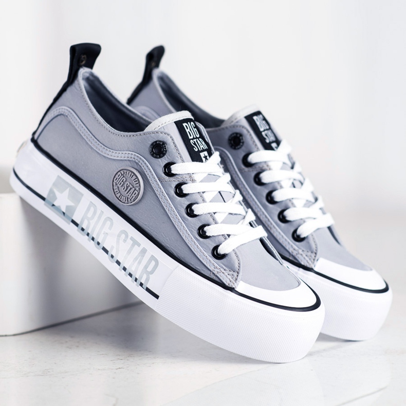 Sneakers da donna Big Star II274023 grigio 1
