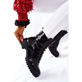 Vinceza Stivali da donna laccati Myroe neri nero 1