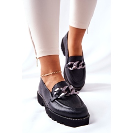 Nicole Mocassini Donna Pelle Nero Sthonto 2