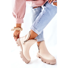 FI1 Stivaletti Donna Con Ritagli Beige Rhythm 2