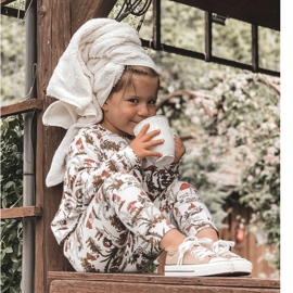 Sneakers per bambini con glitter oro rosa Bling-Bling d'oro 5
